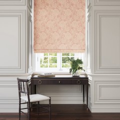 Deauville blue woven roman blind