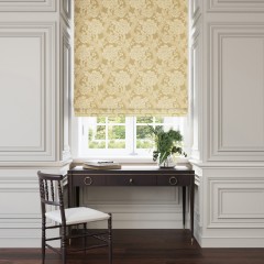 Deauville gold woven roman blind