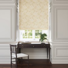 Deauville ivory woven roman blind