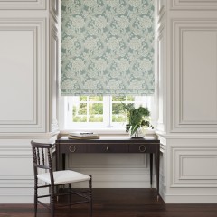 Deauville mineral woven roman blind