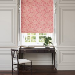 Deauville rose woven roman blind