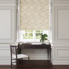 Deauville taupe woven roman blind