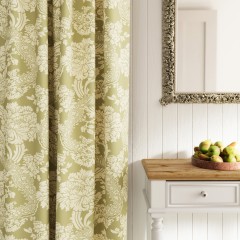 Deauville fern woven curtain