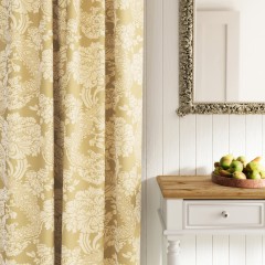 Deauville gold woven roman blind