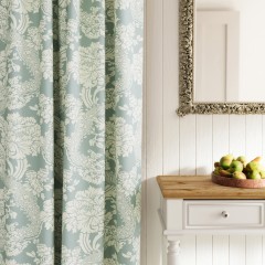 Deauville mineral woven curtain
