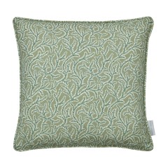 Emeline Sage Printed Linen Cushion 43cm x 43cm