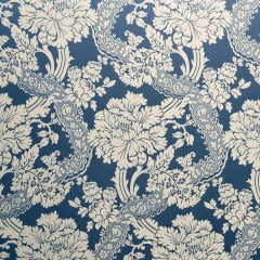 fabric deauville indigo woven flat