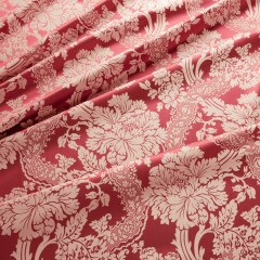 fabric deauville scarlet woven wave