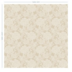 fabric deauville taupe woven full width