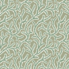 Emeline Sage Linen Mix Fabric