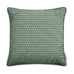 Lalita Teal Linen Mix Cushion 43cm x 43cm