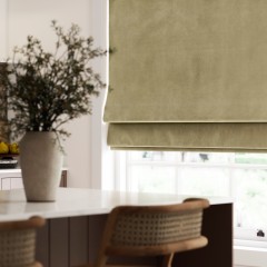 Portofino Fennel Roman Blind