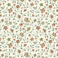 Valerie Coral Linen Mix Fabric
