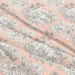 fabric zanzibar blush printed cotton wave