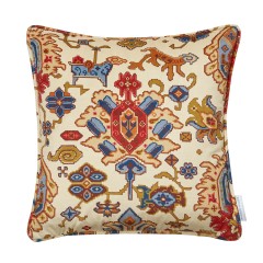 Isfahan Antique Printed Velvet Cushion 43cm x 43cm