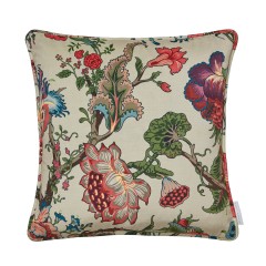 Jannah Stone Printed Velvet Cushion 43cm x 43cm