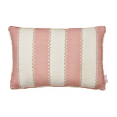 Ornella Blush Printed Linen Cushion 55cm x 38cm