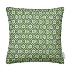 Samira Apple Printed Linen Cushion 43cm x 43cm