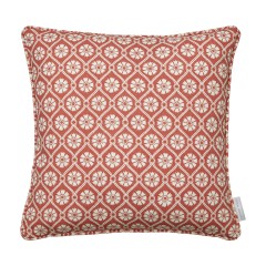 Samira Spice Printed Linen Cushion 43cm x 43cm