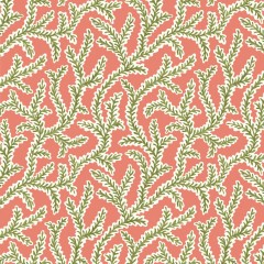 Emeline Coral Wallpaper