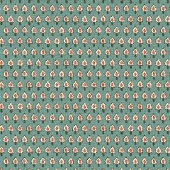 Lalita Teal Wallpaper
