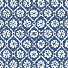 Samira Indigo Wallpaper