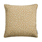 Meander Ginger Linen Mix Cushion 43cm x 43cm