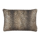 Masai Cocoa Printed Velvet Cushion 55cm x 38cm