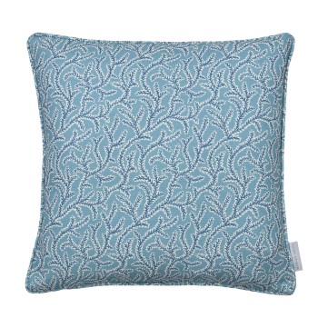 Emeline Chambray Printed Linen Cushion 43cm x 43cm