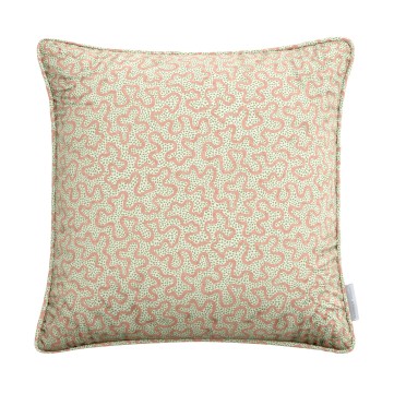 Meander Blush Linen Mix Cushion 43cm x 43cm
