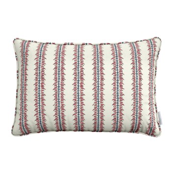 Zara Raspberry Linen Mix Cushion 55cm x 38cm