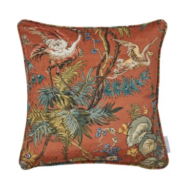 Herons Sienna Printed Velvet Cushion 43cm x 43cm