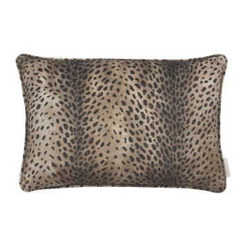 Masai Cocoa Printed Velvet Cushion 55cm x 38cm
