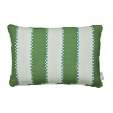 Ornella Apple Printed Linen Cushion 55cm x 38cm