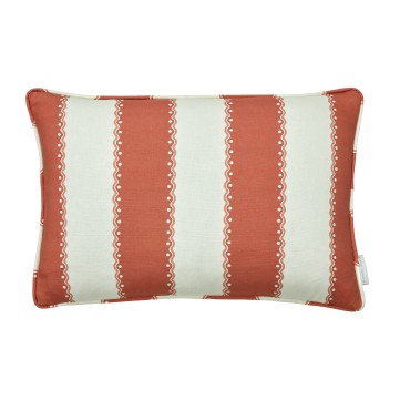 Ornella Spice Printed Linen Cushion 55cm x 38cm