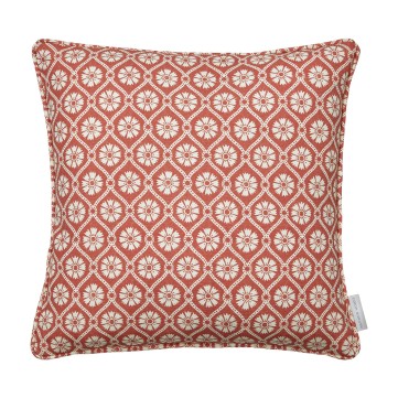 Samira Spice Printed Linen Cushion 43cm x 43cm