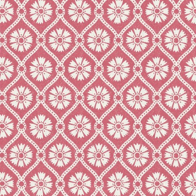 Samira Raspberry Linen Mix Fabric