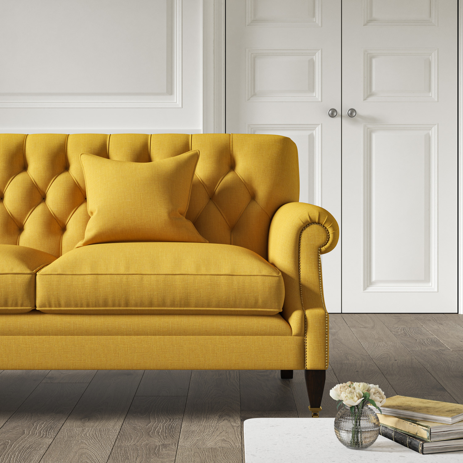 Ochre settee discount