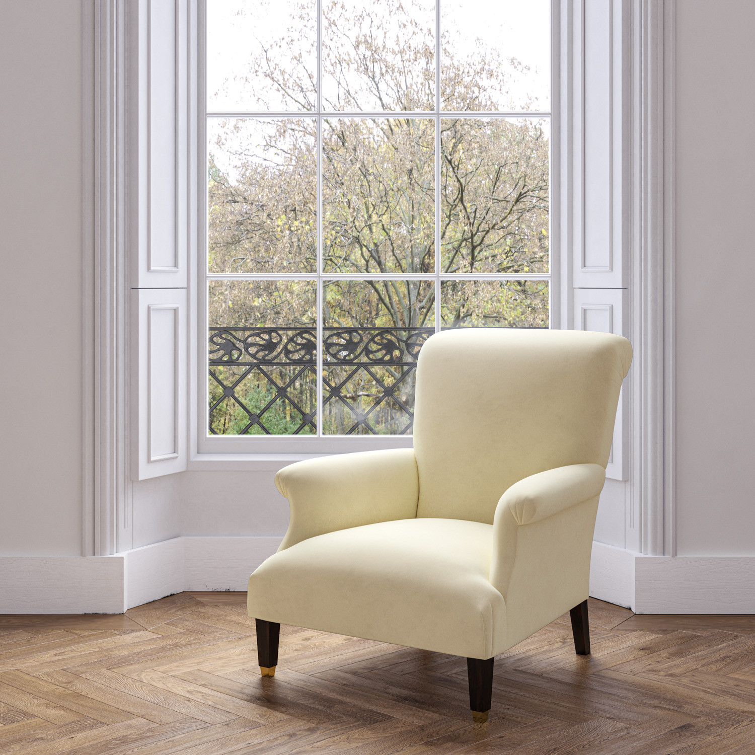 Warner store wingback chair