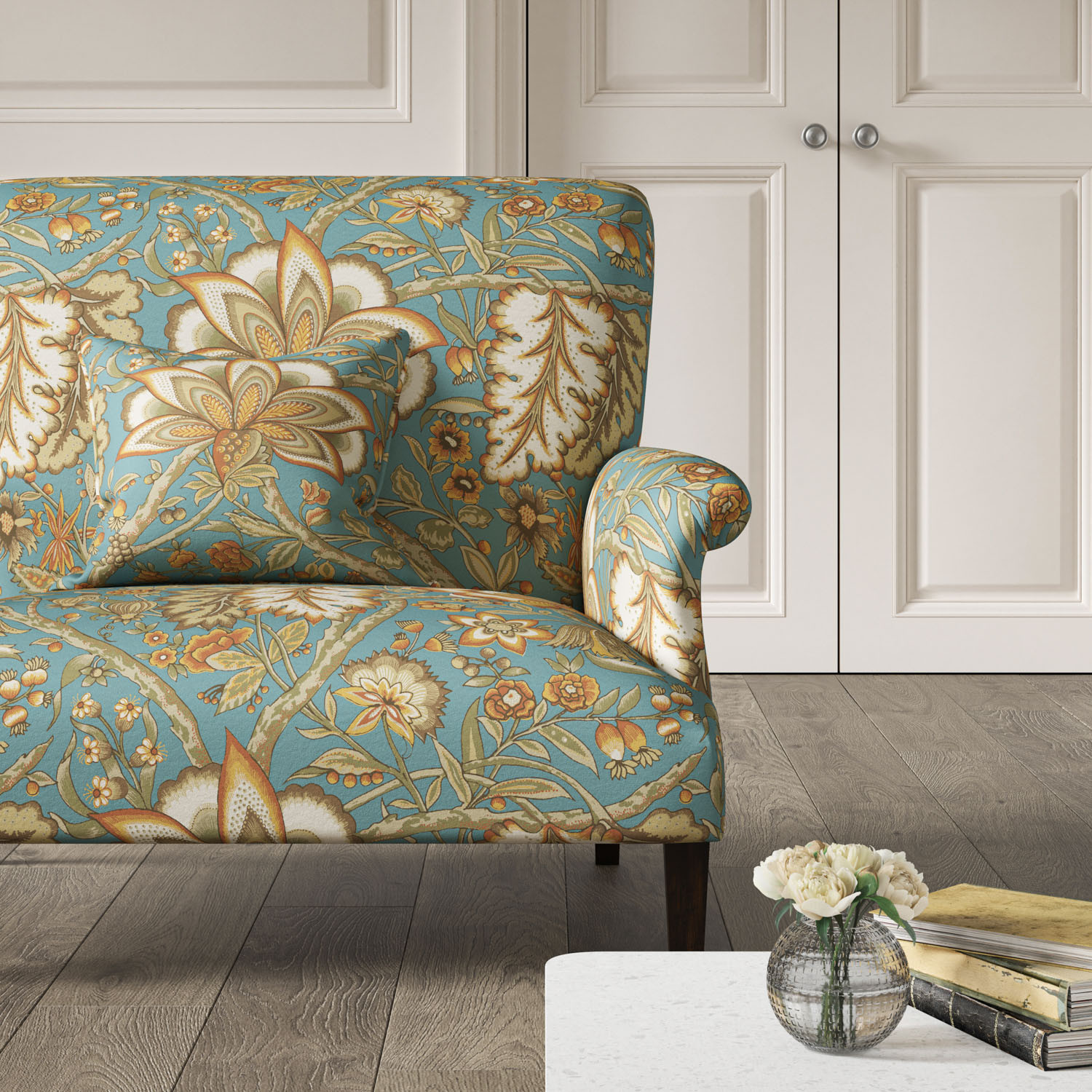 Bailey Loveseat Afsana Teal