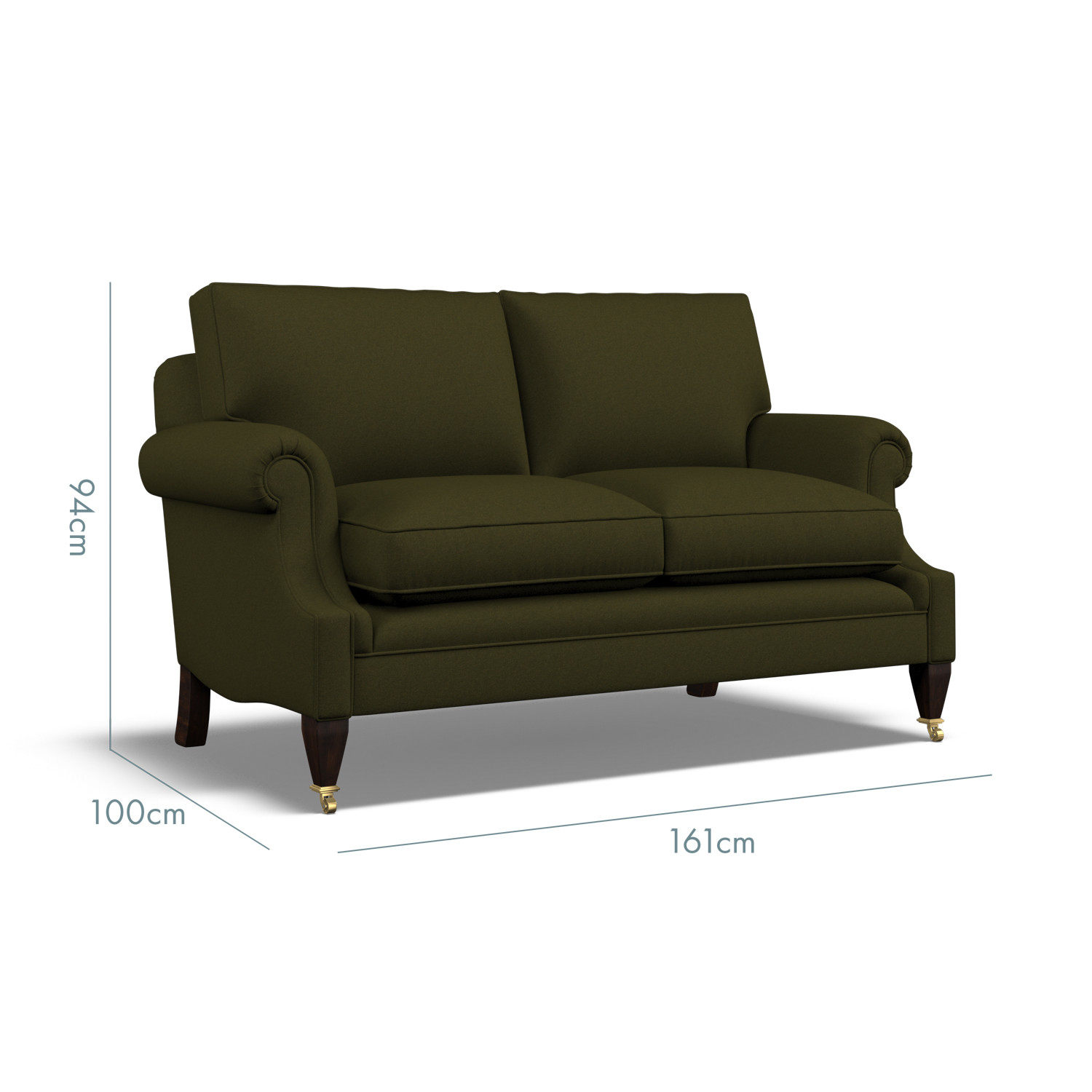 Burford 2 Seat Sofa Ambrogio Bracken