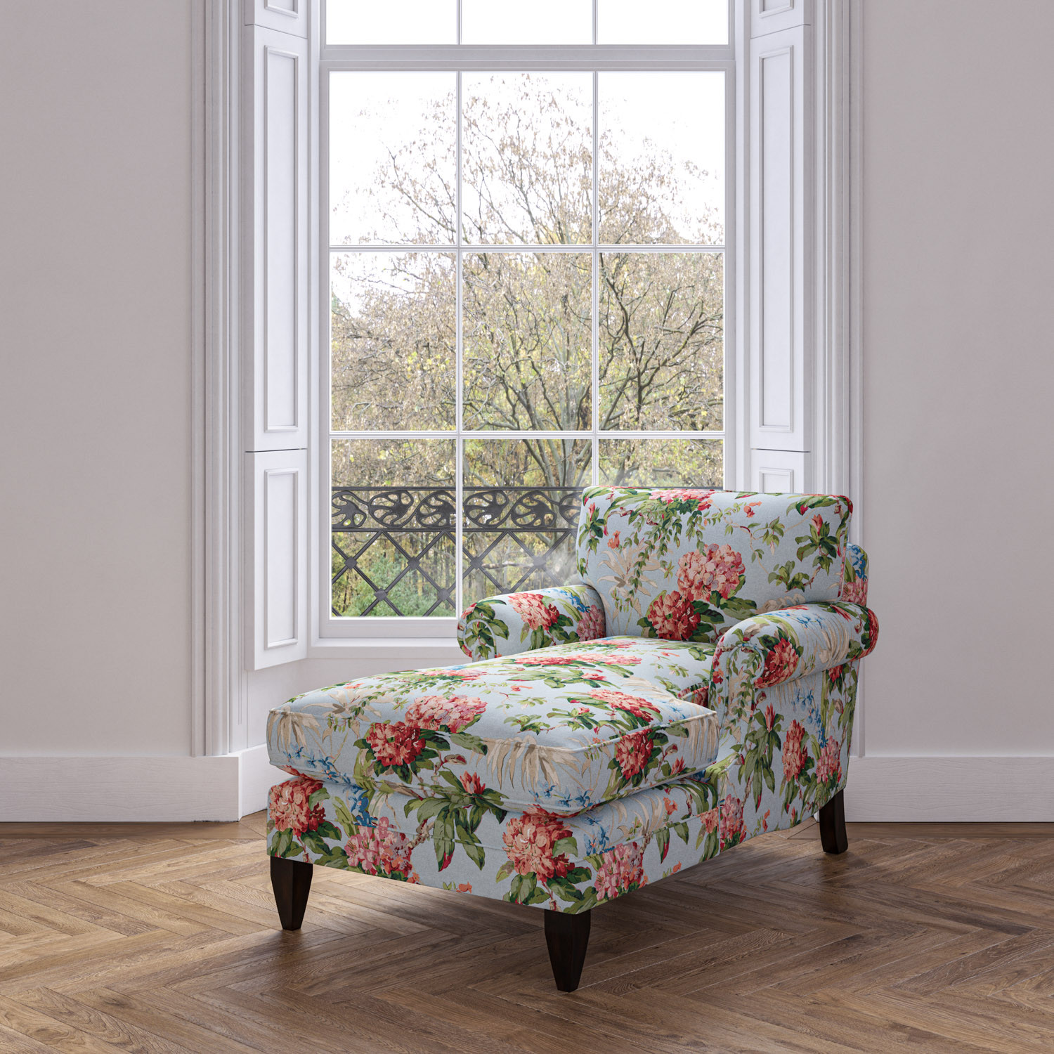 Burford Chaise Longue Dorchester Sky