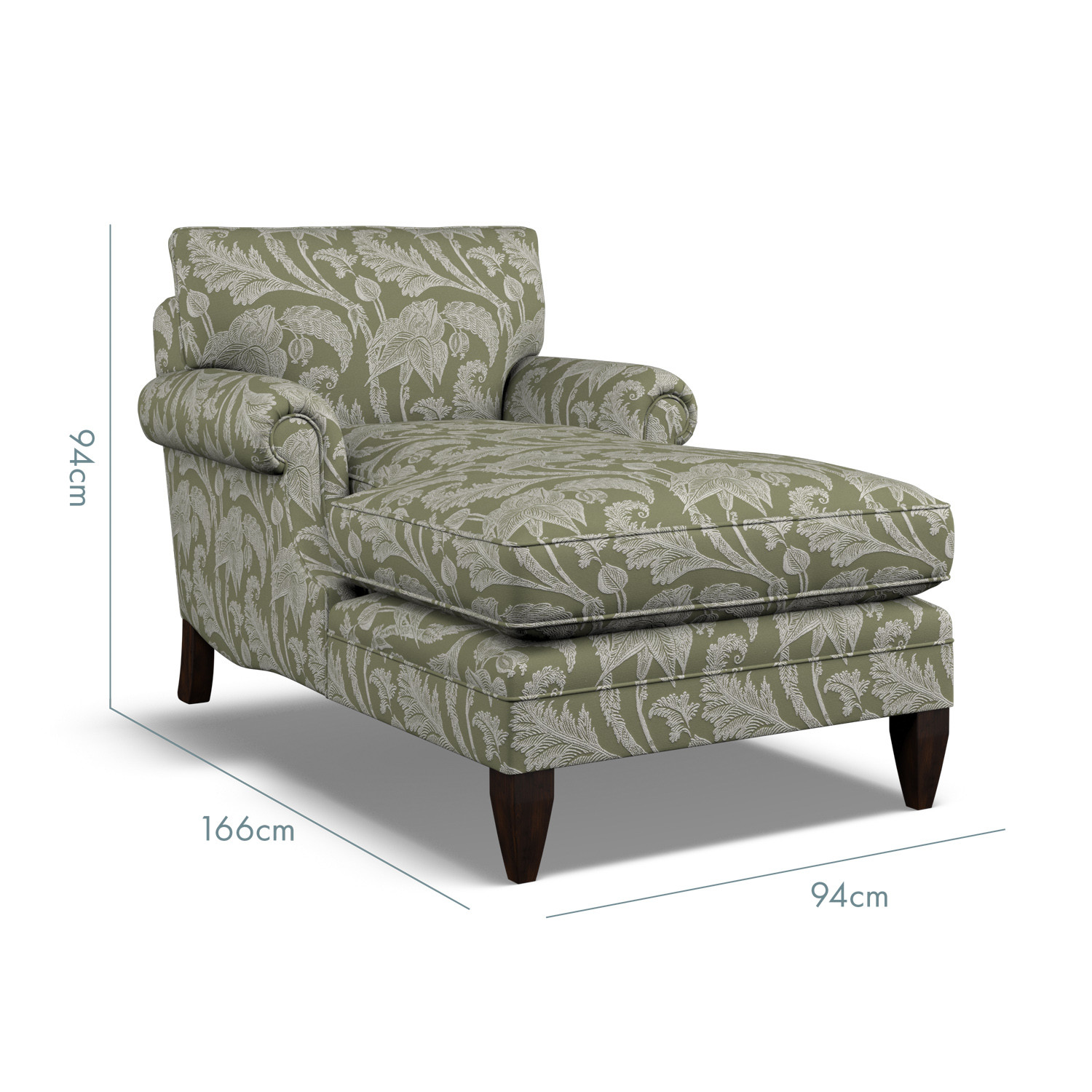 Sage green clearance chaise lounge