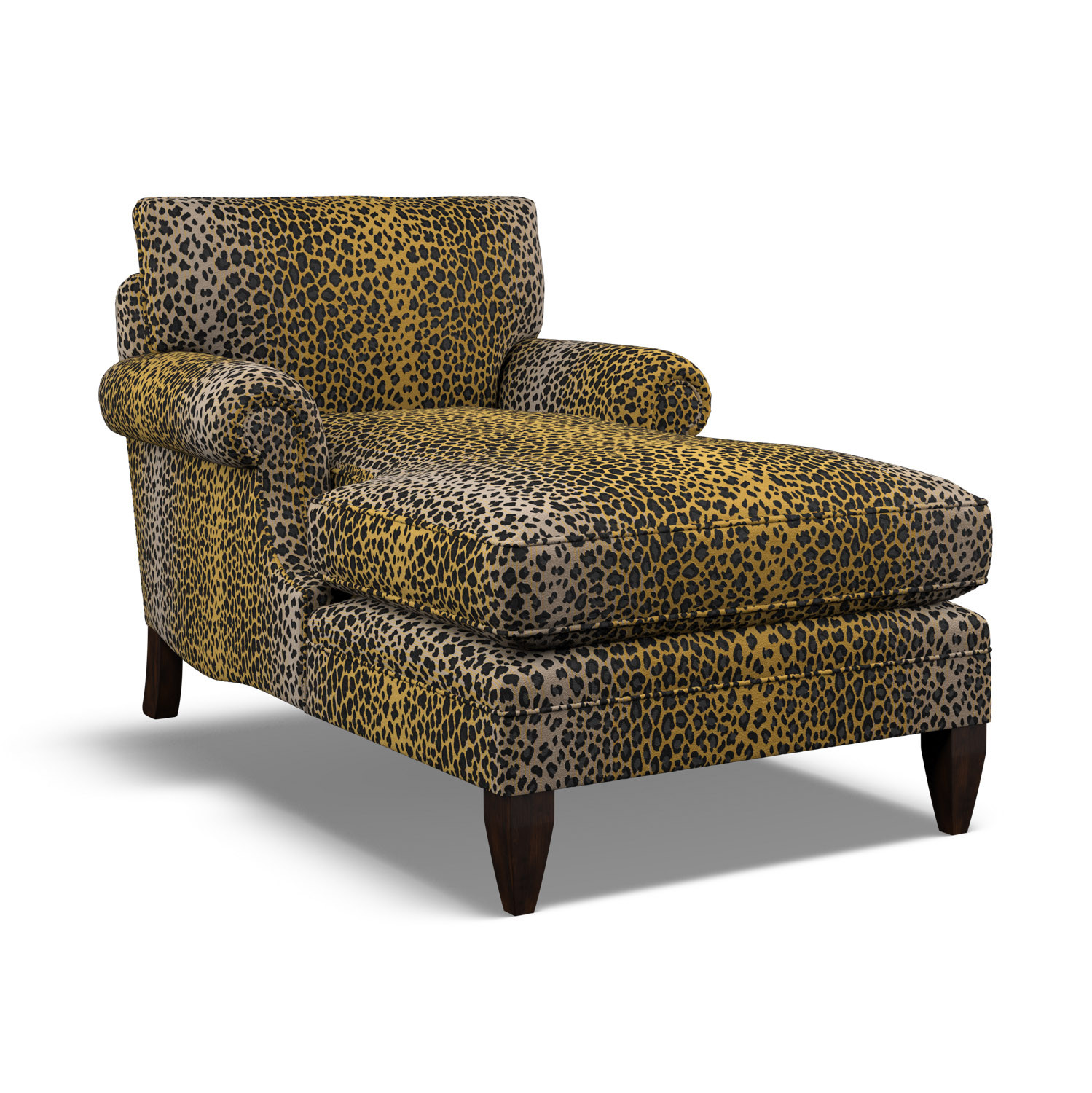 Cheetah print chaise lounge best sale
