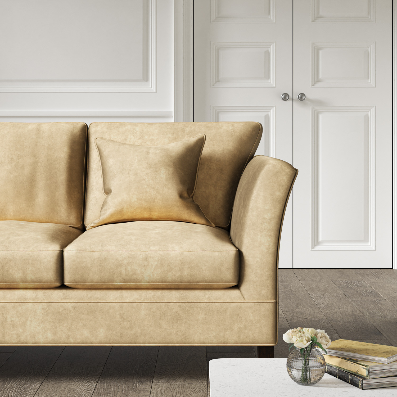 Plain on sale sofa design