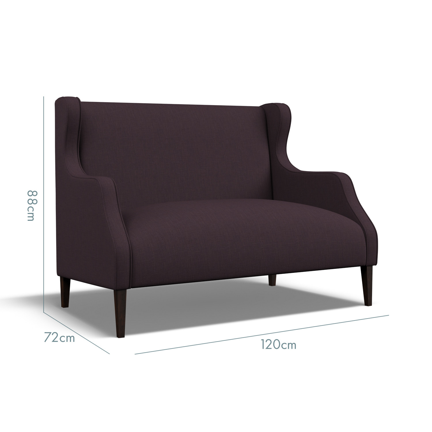 Plum loveseat on sale