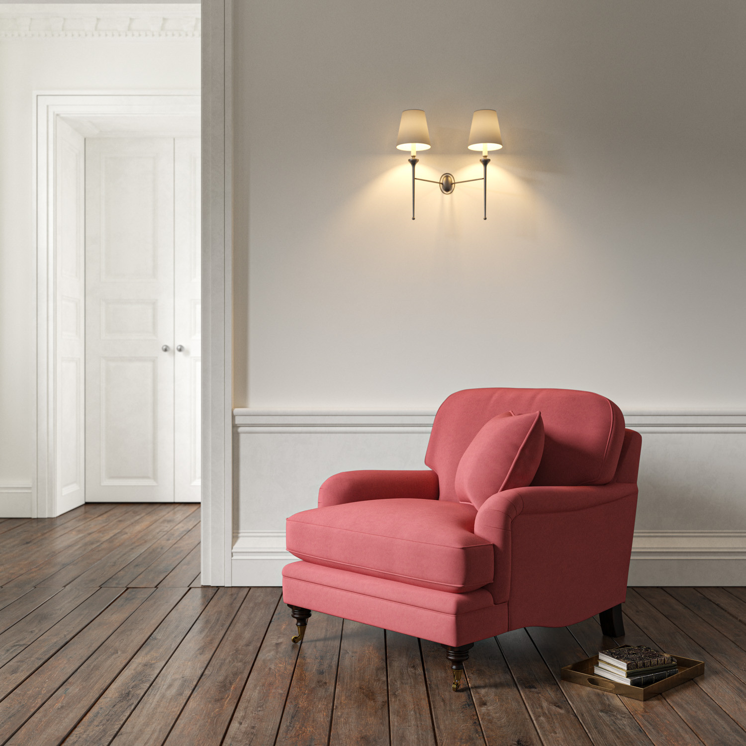 Antique rose top chair