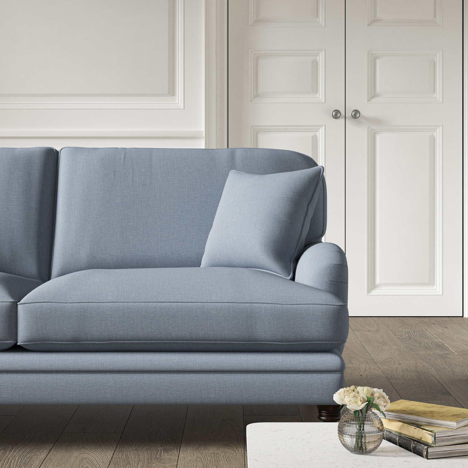 Ocean blue deals sofa