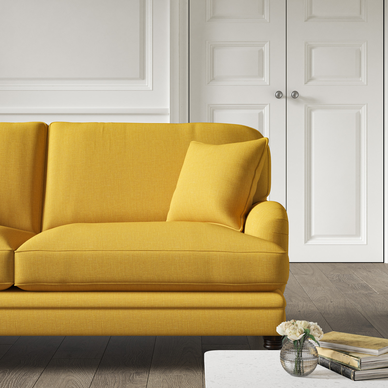 Warwick 2 Seat Sofa Campbell Ochre
