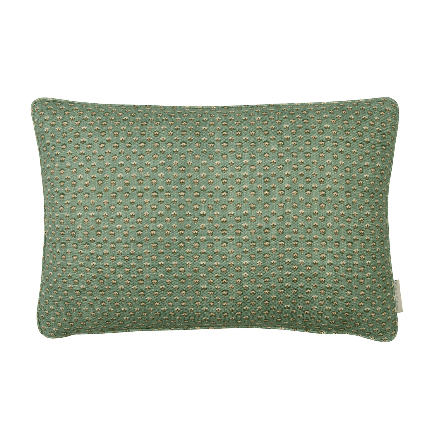 Lilou Jade 55cm X 38cm Linen Mix Cushion Warner House
